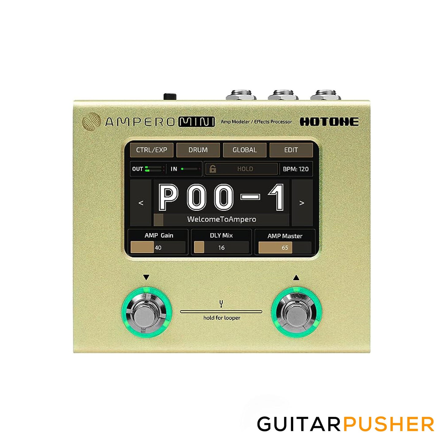 Hotone MP-50MC Ampero MINI Amp Modeler & Multi-Effects Processor - Matcha