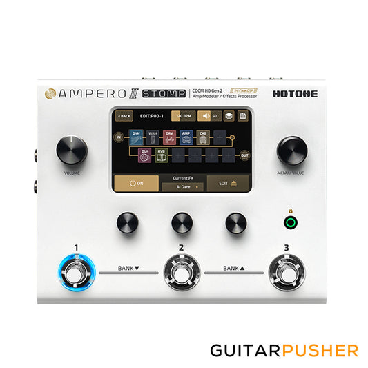 Hotone MP-300 Ampero II Stomp Amp Modeler & Multi-Effects Processor