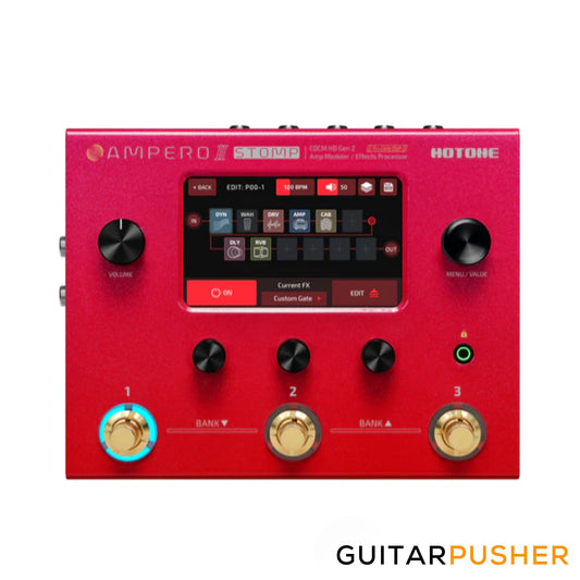 Hotone MP-300TA Ampero II Stomp 10th Anniversary Limited Edition Amp Modeler & Multi-Effects Processor