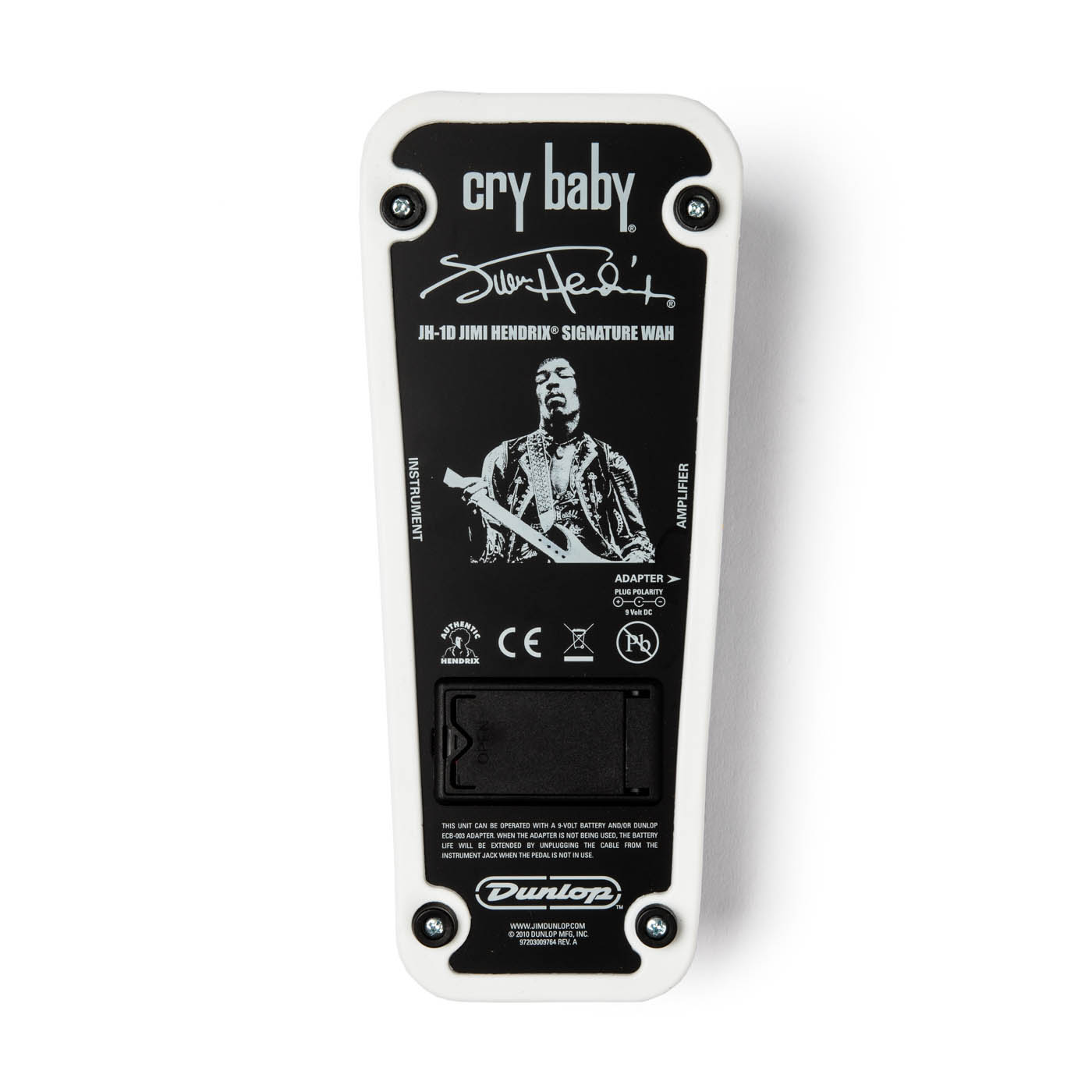 Dunlop JH1D Jimi Hendrix Signature Wah Pedal - GuitarPusher