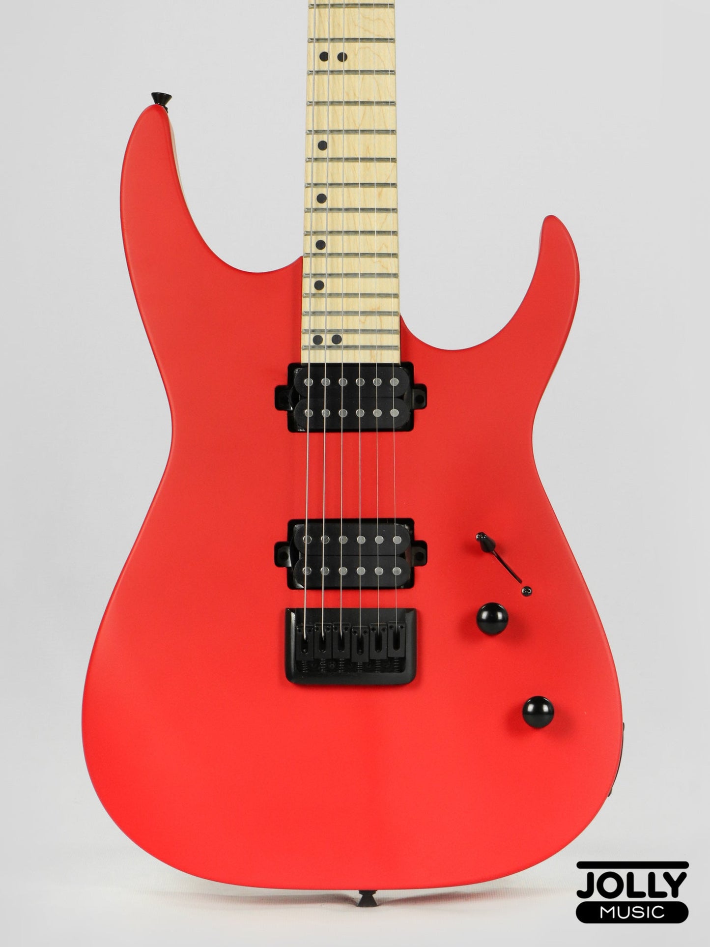 JCraft Bushido X Series BX6-1 Super S-Style Electric Guitar - Lockdown Red