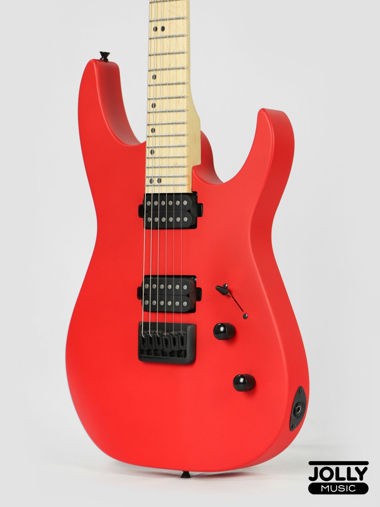 JCraft Bushido X Series BX6-1 Super S-Style Electric Guitar - Lockdown Red