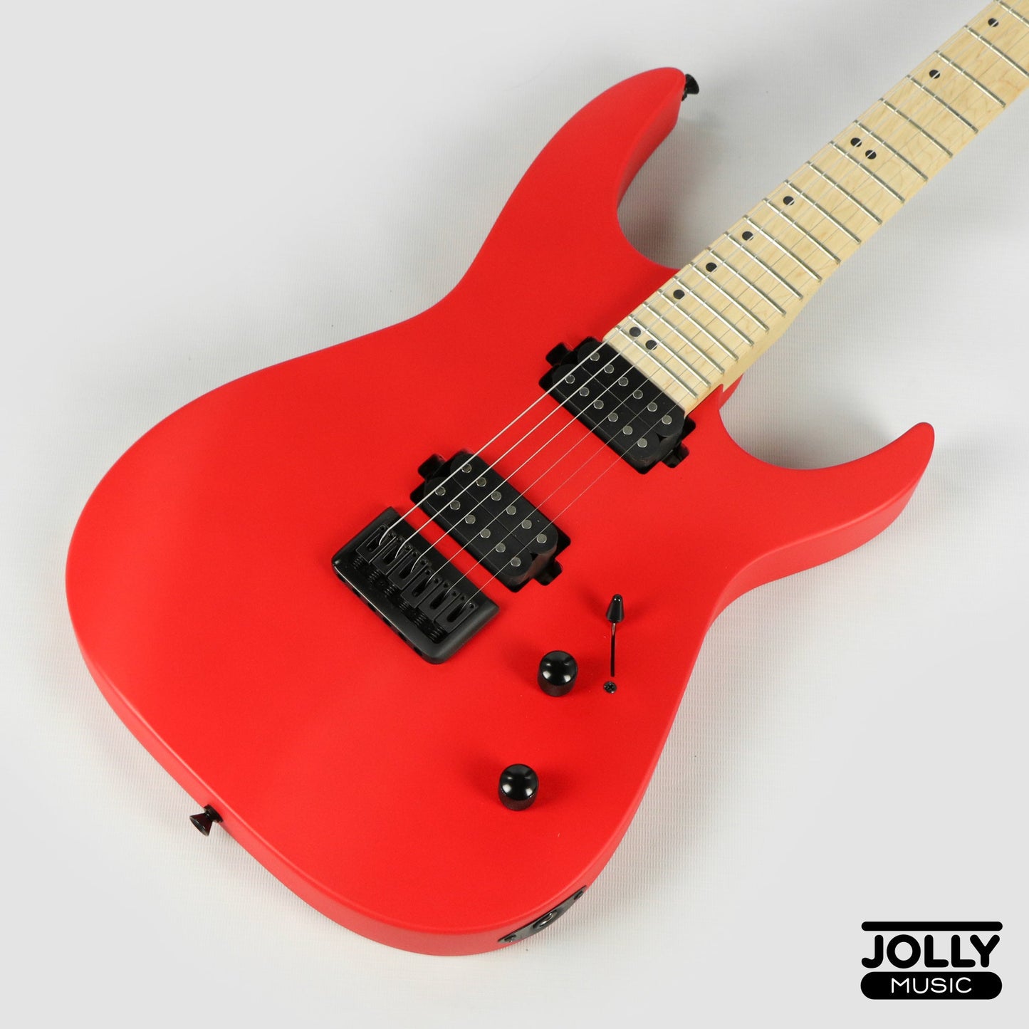 JCraft Bushido X Series BX6-1 Super S-Style Electric Guitar - Lockdown Red