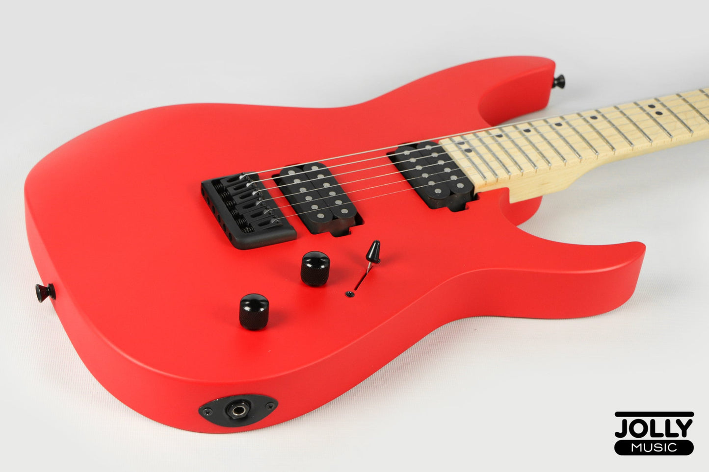 JCraft Bushido X Series BX6-1 Super S-Style Electric Guitar - Lockdown Red