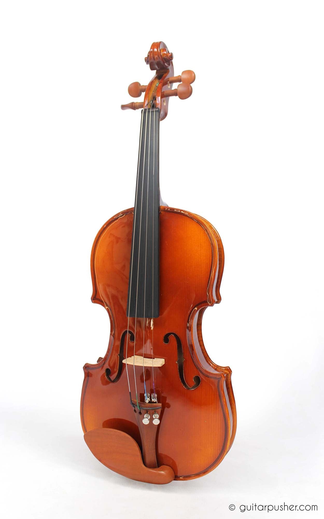 Trevino V401 1/4 Full Solid Wood Violin with Case - GuitarPusher