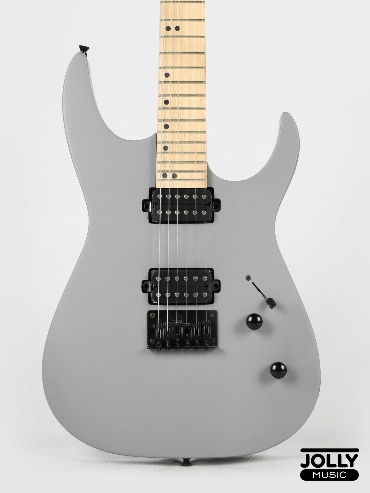 JCraft Bushido X Series BX6-1 Super S-Style Electric Guitar - Gunmetal