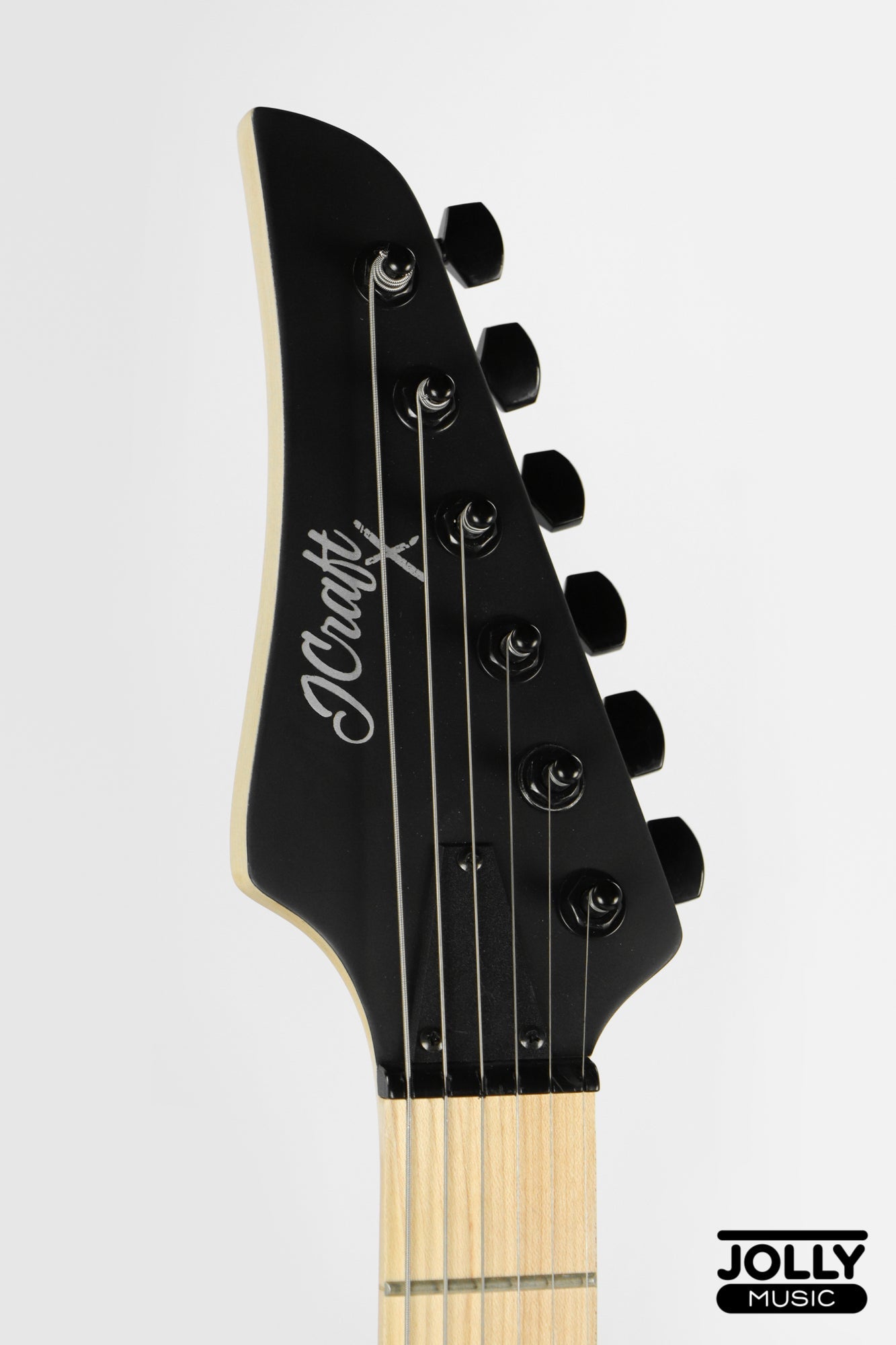 JCraft Bushido X Series BX6-1 Super S-Style Electric Guitar - Gunmetal