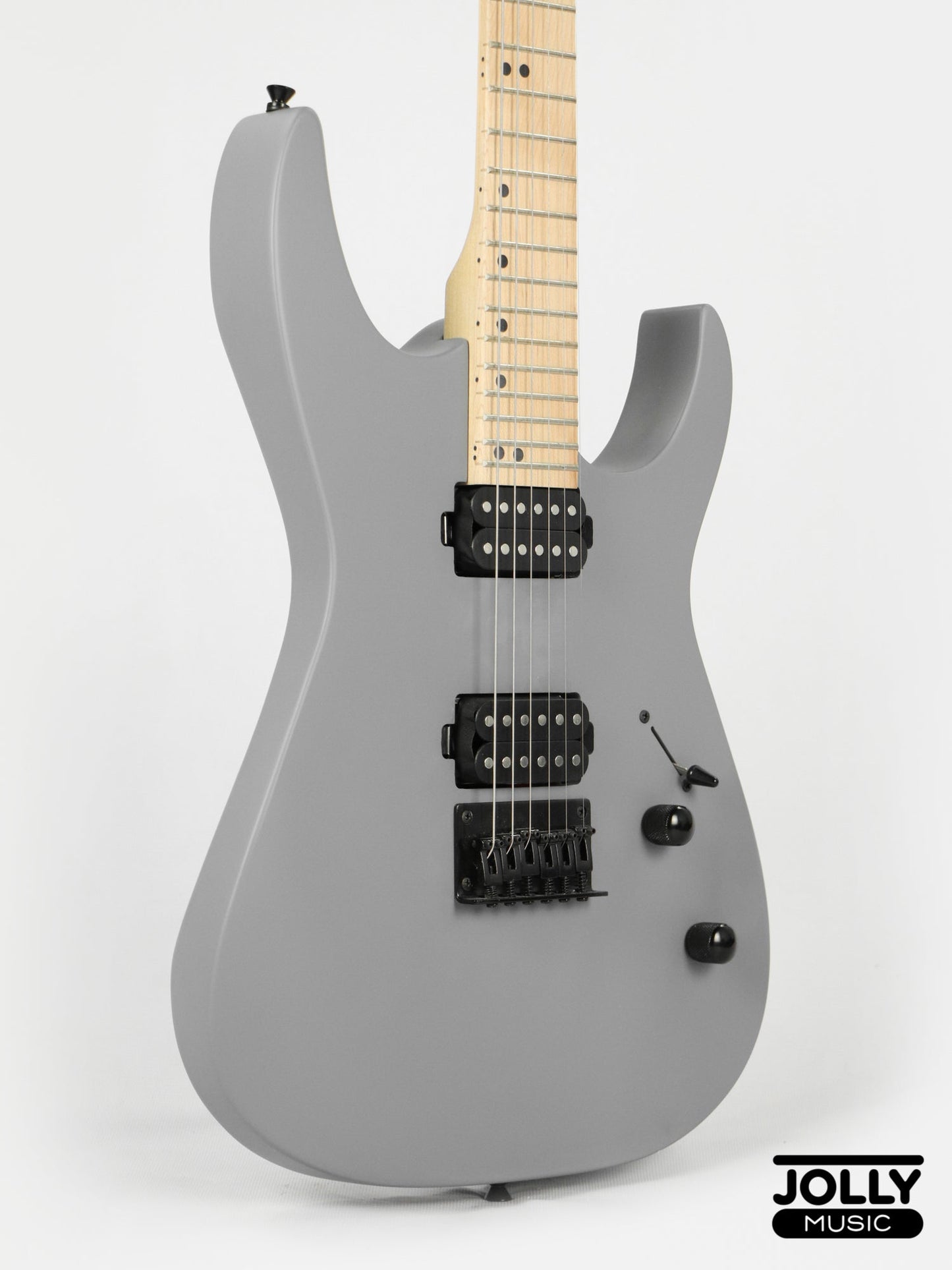 JCraft Bushido X Series BX6-1 Super S-Style Electric Guitar - Gunmetal