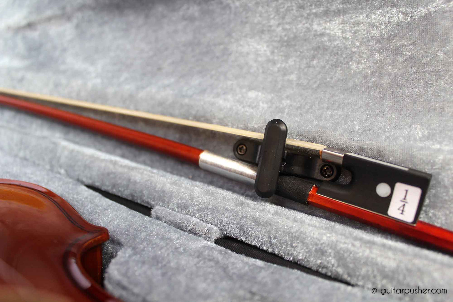 Trevino V401 1/4 Full Solid Wood Violin with Case - GuitarPusher