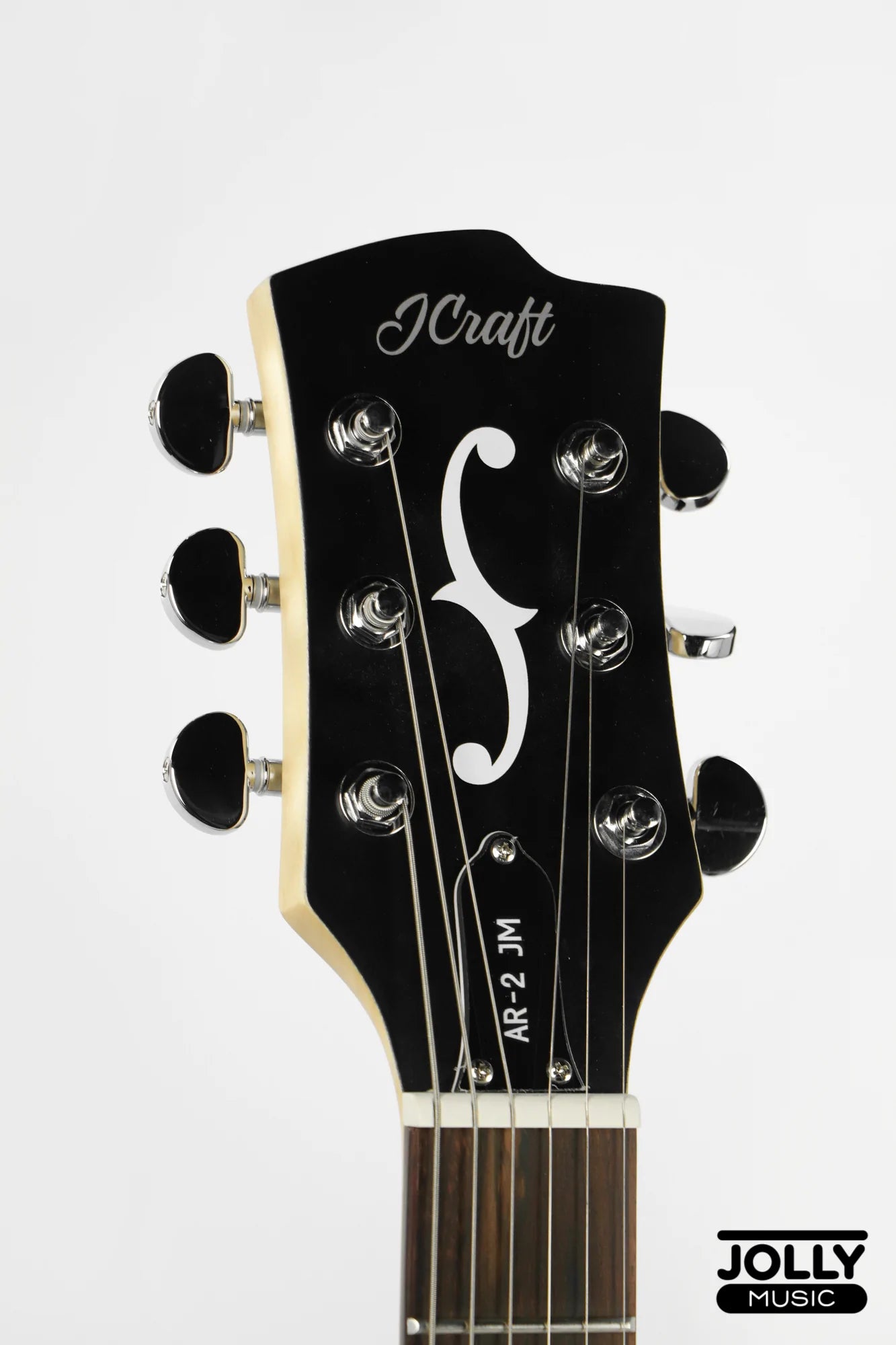 JCraft AR-2 JM Semi-Hollow Electric Guitar - Cherry