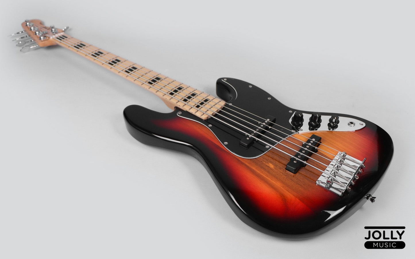 JCRAFT JB-1 5-STRING ELECTRIC J-OFFSET BASS WITH GIGBAG