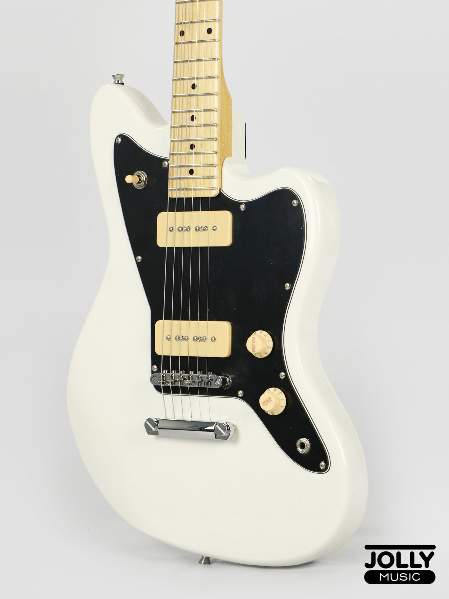 JCraft JZ-1 Offset Electric Guitar - White