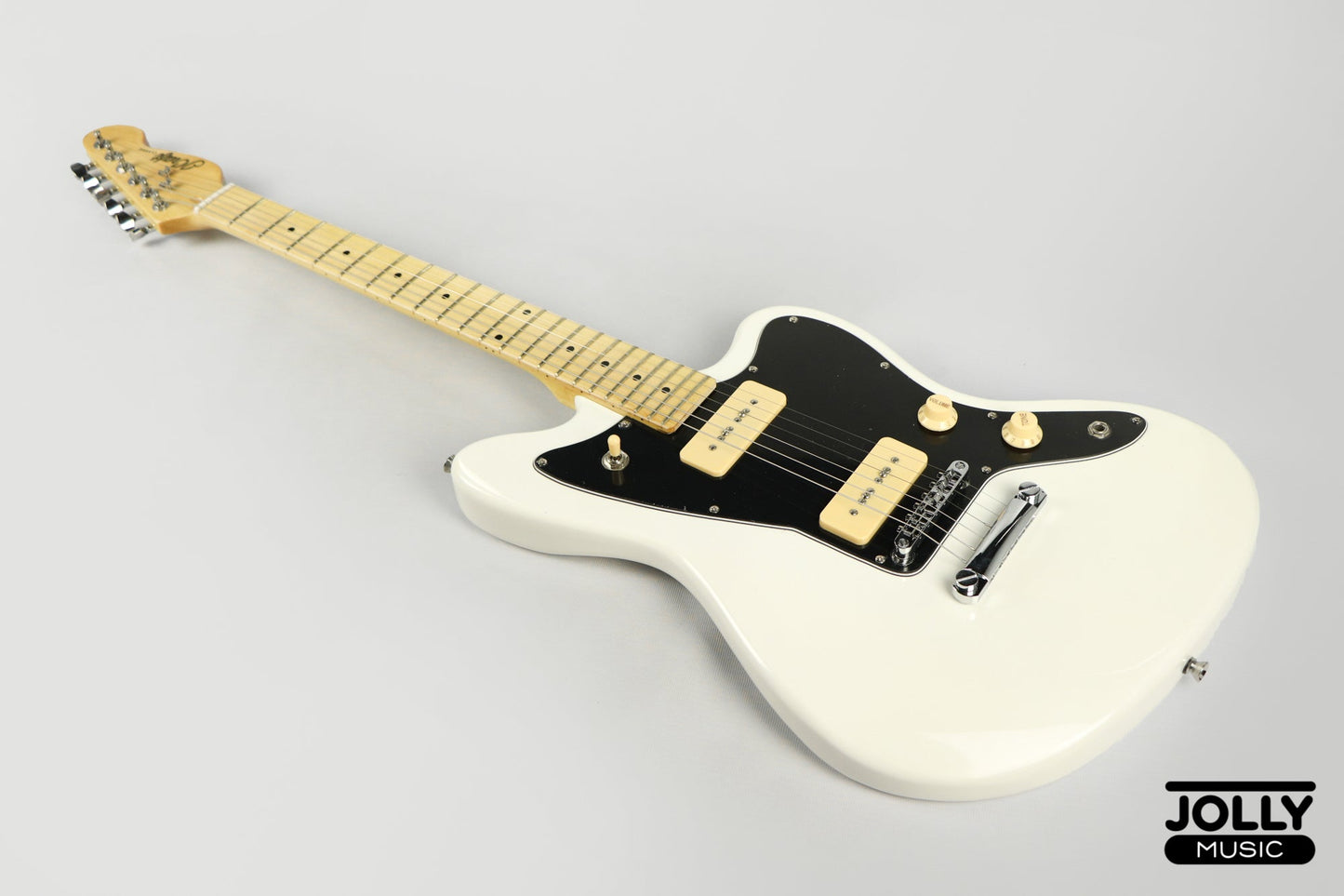 JCraft JZ-1 Offset Electric Guitar - White