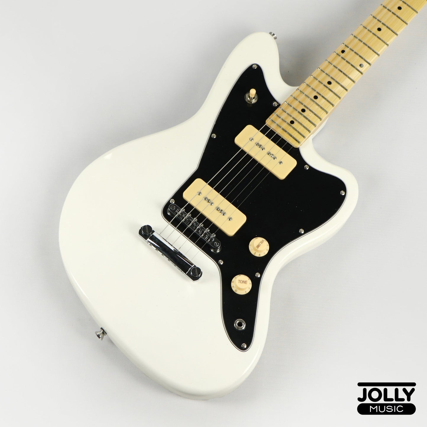 JCraft JZ-1 Offset Electric Guitar - White