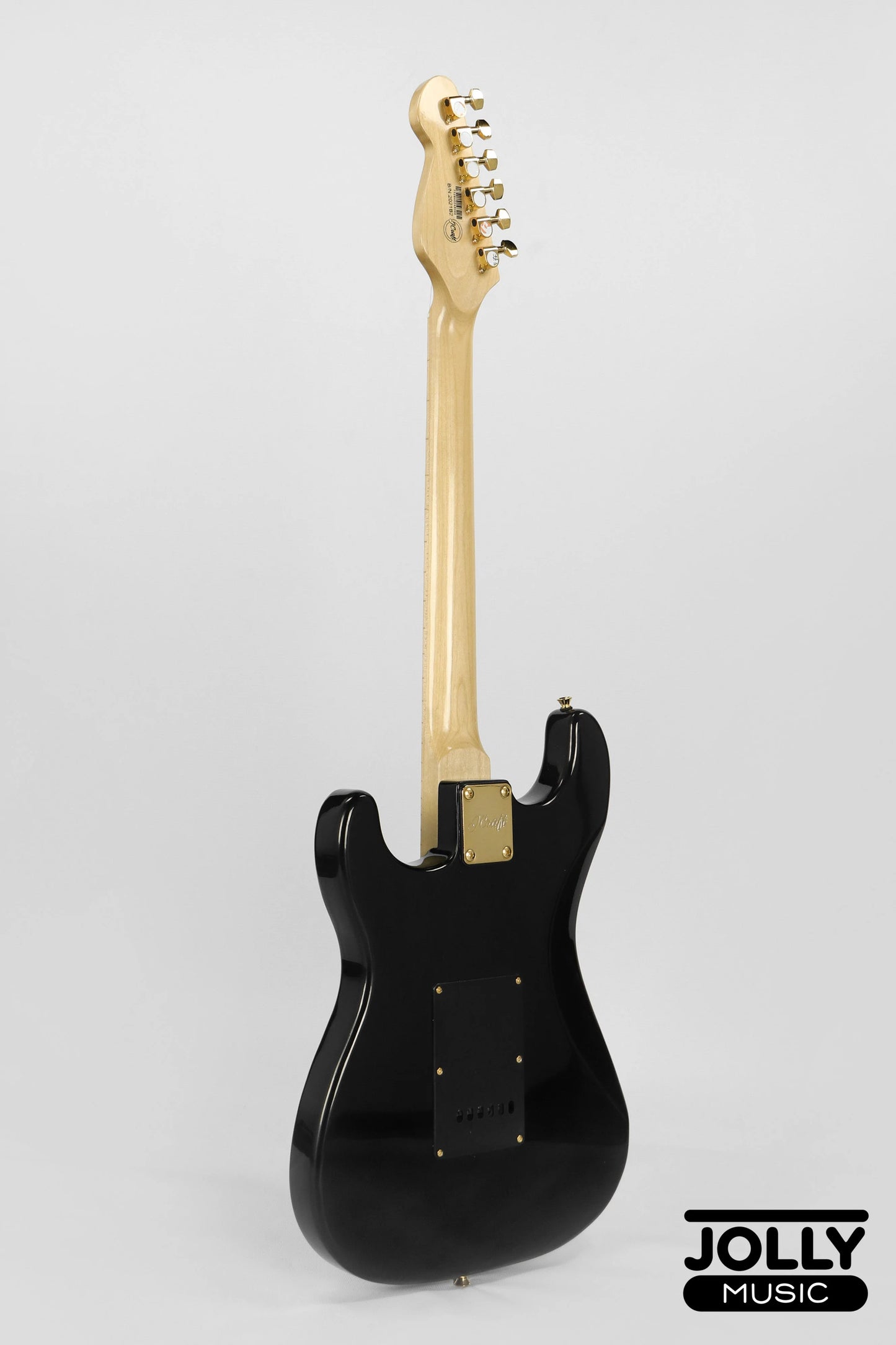 JCraft S-2HC HSS Electric Guitar with Gigbag - Tuxedo Black
