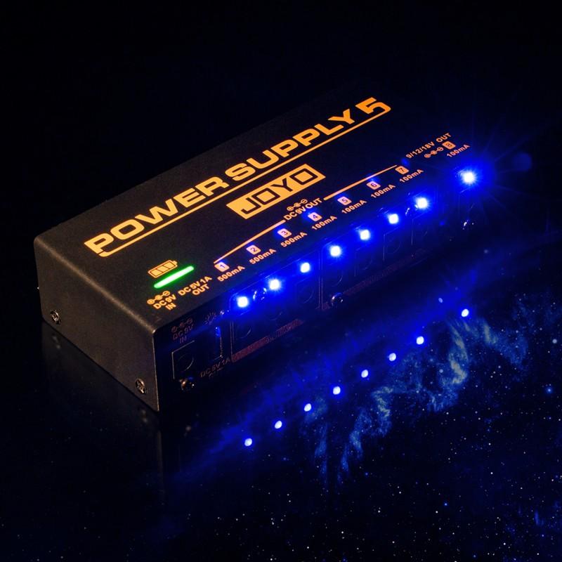 Joyo JP-05 Uninterrupted Rechargeable Guitar Effects Power Supply with USB Charging - GuitarPusher