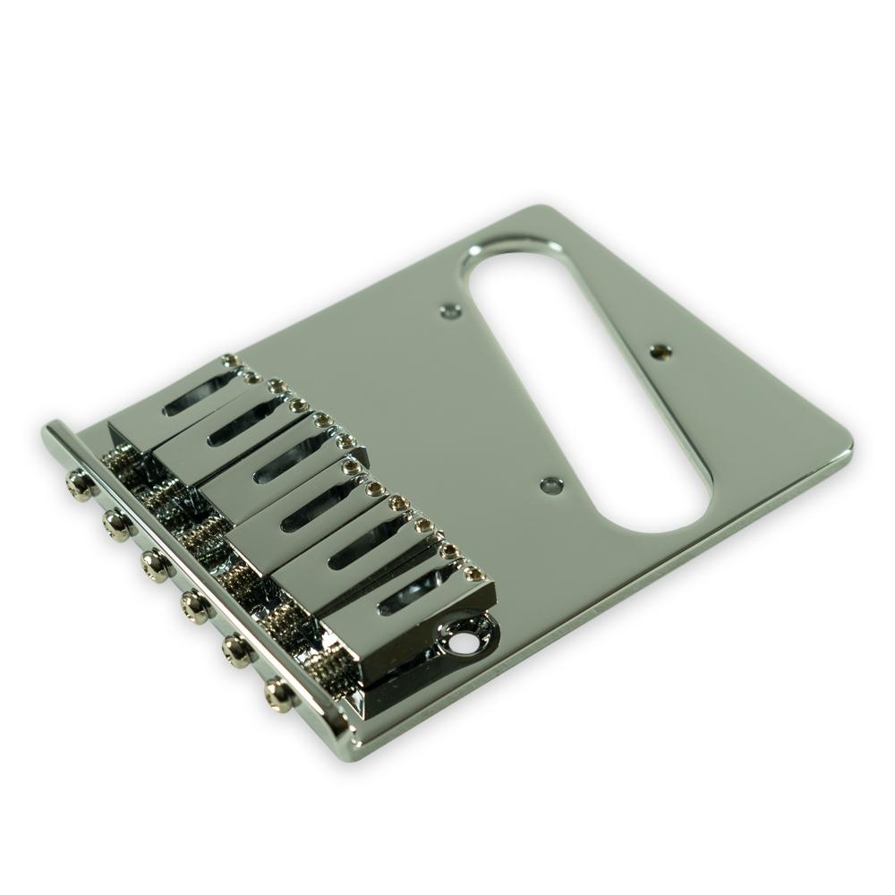 Kluson USA Contemporary Tele Bridge Steel Saddles - GuitarPusher
