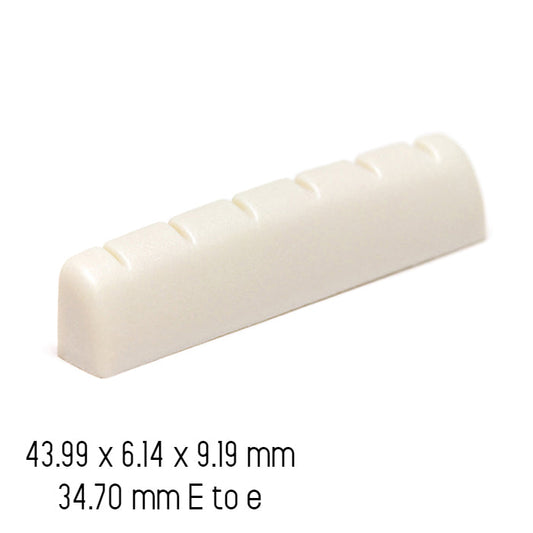 Graphtech NuBone Nut Slotted 1/4 in. Epiphone Style (per pc) LC-6060-00