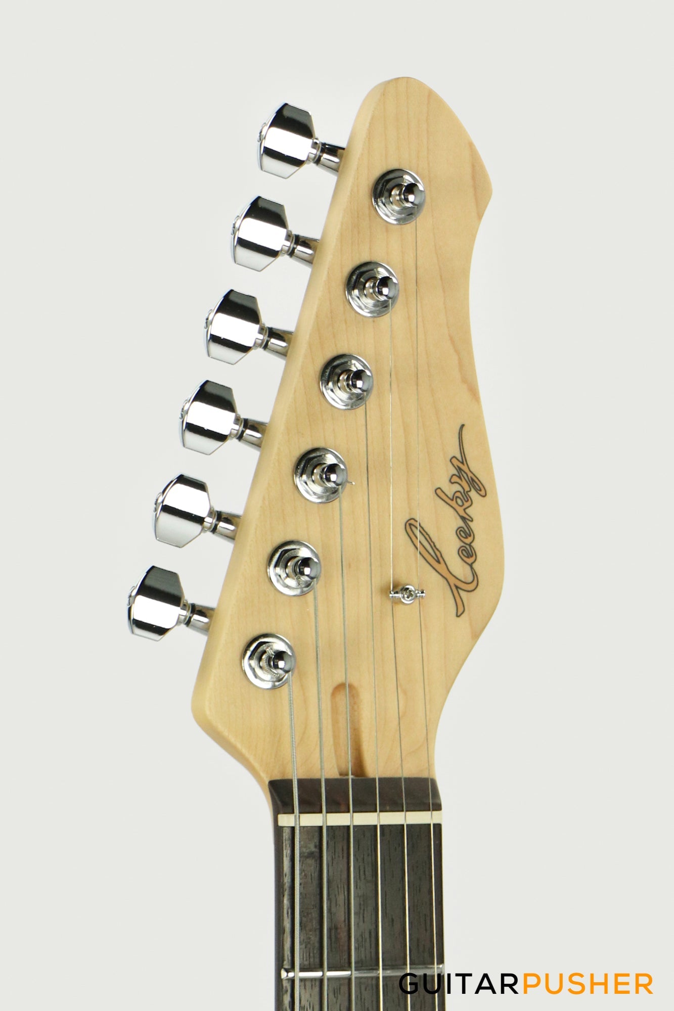Leeky L-Series L25 HH S Style (Flamed Maple Top/Rosewood Fingerboard) - Fireburst