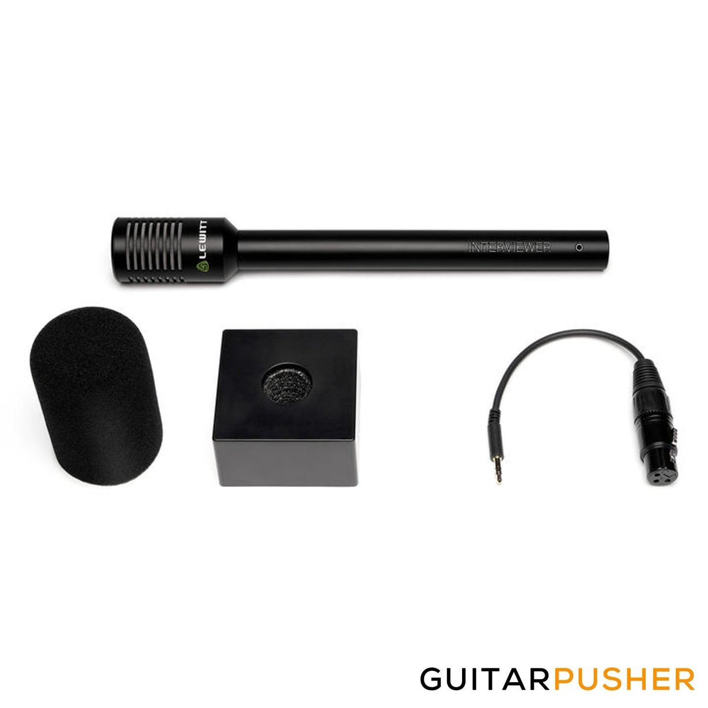 LEWITT INTERVIEWER Omnidirectional Interview Microphone w/ Sturdy Casing & Comfortable Grip