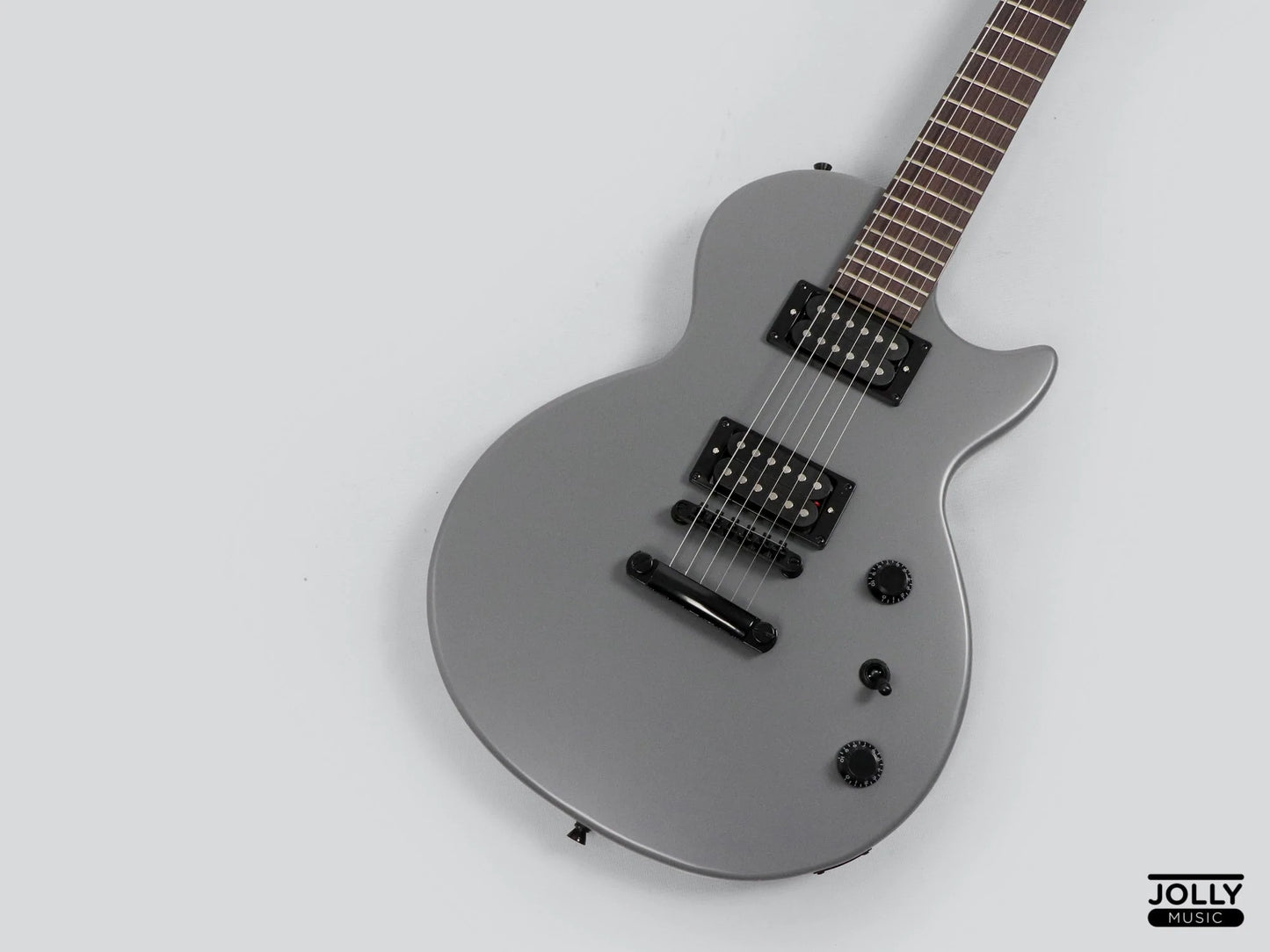 JCraft LPX-1 Single Cut Electric Guitar with Gigbag - Gunmetal