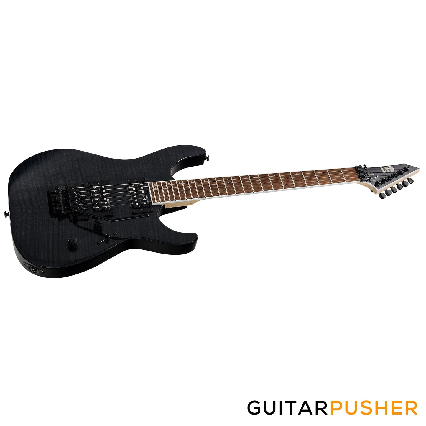 LTD M-200FM Modern Electric Guitar - See Thru Black