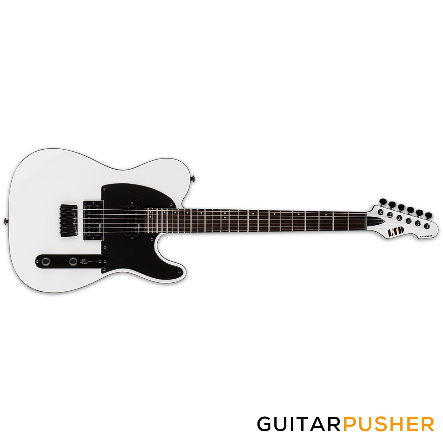 LTD TE-200 T-Style HH Electric Guitar - Snow White