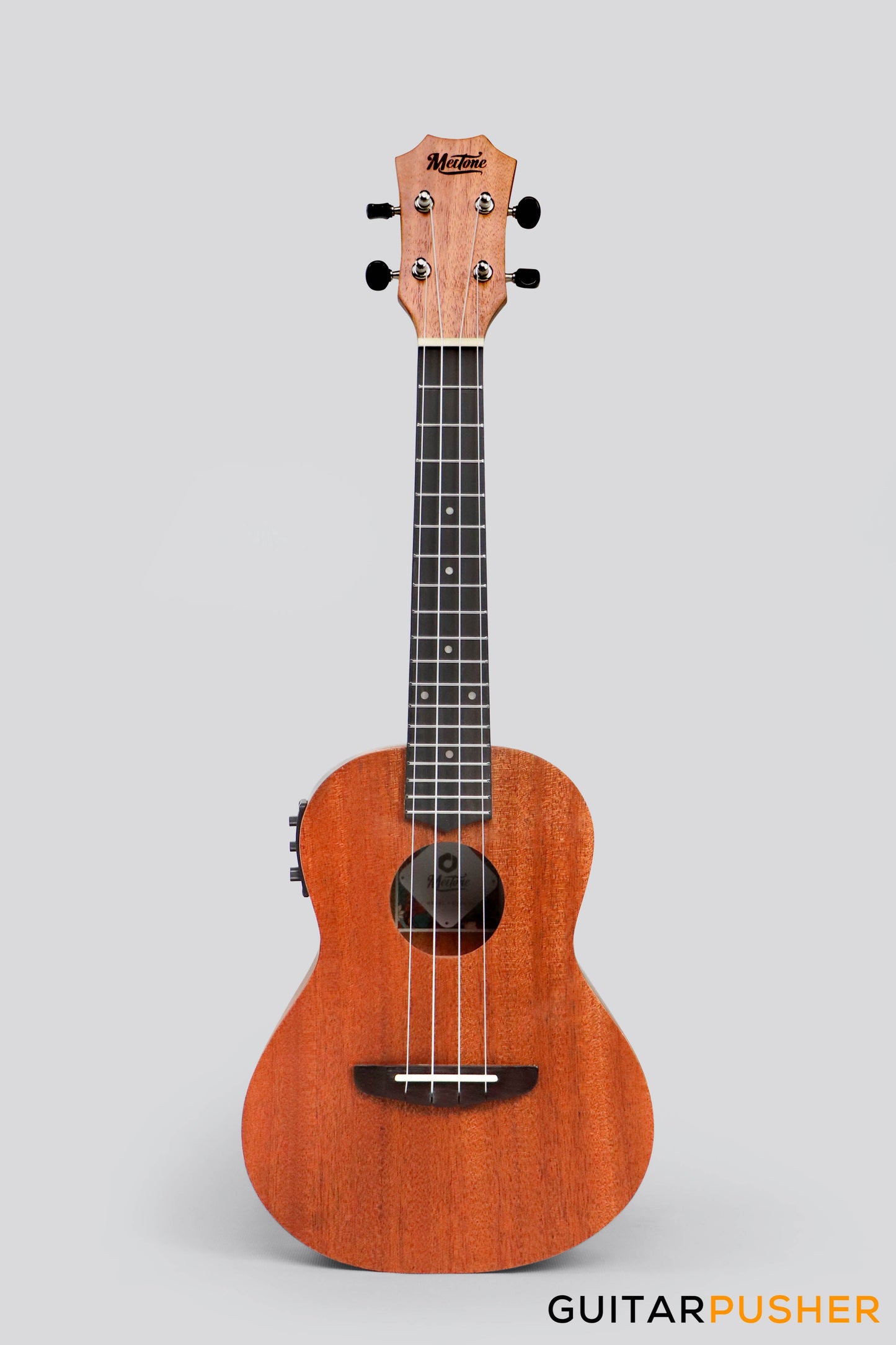 MeiTone M1-CE Concert All-Mahogany Ukulele w/ UK-T3 pickup
