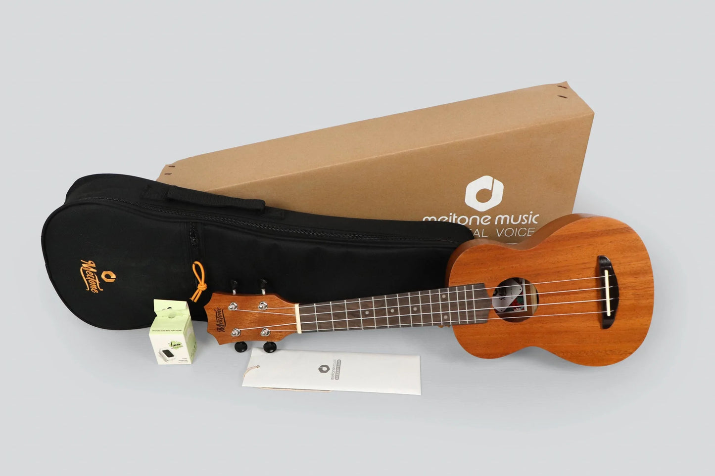 Meitone M1 All Mahogany Soprano Ukulele