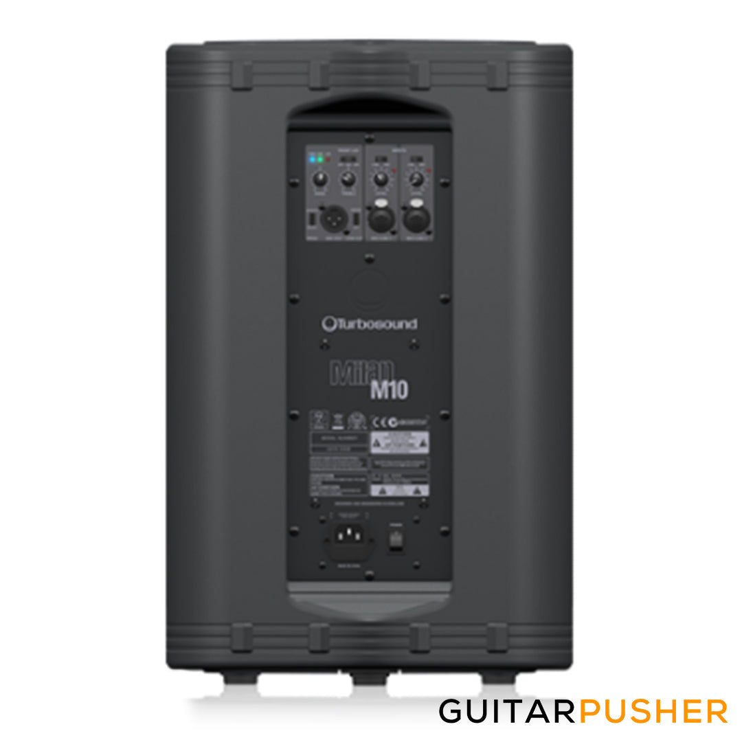 Turbosound M10 600W 2-Way 10" Full Range Powered Loudspeaker w/ Klark Teknik DSP Technology for Portable PA & Installation Applications