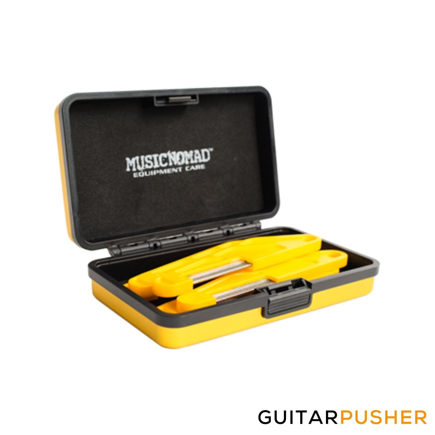 MusicNomad 5 pc. Bass Guitar Diamond Coated Nut File Set w/ Storage Case MN673