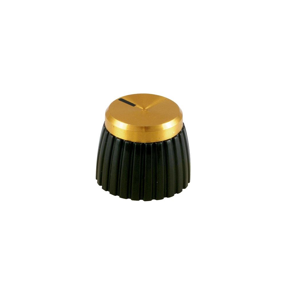 Marshall Original Replacement Knob Gold Cap, Push On - pc - GuitarPusher