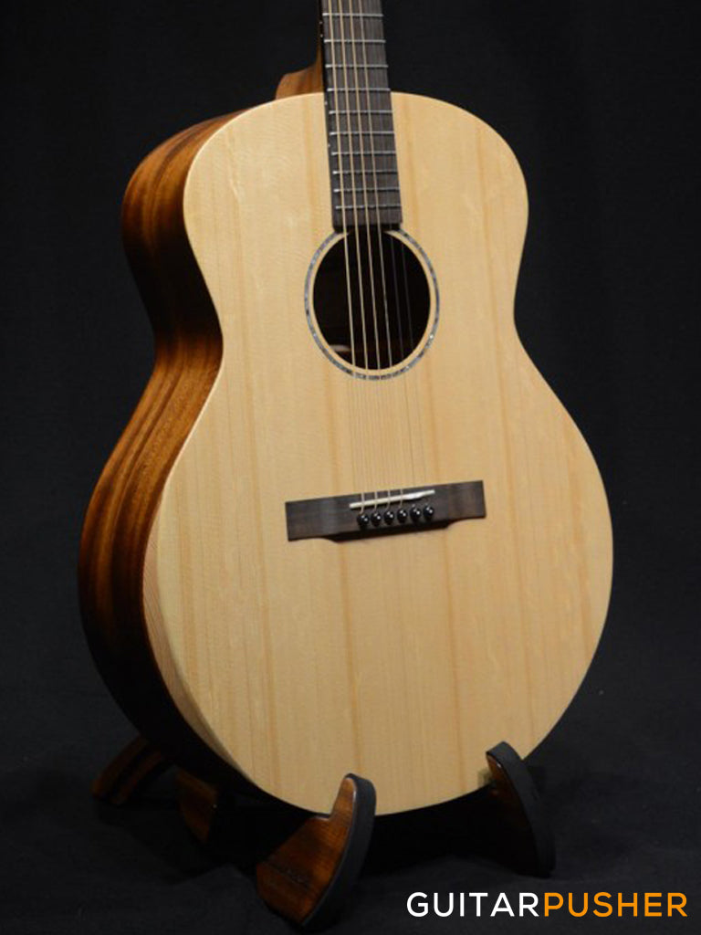 Maestro Project X X1-RA+ All Solid Wood Sitka Spruce/Mahogany Small Jumbo Raffles w/ Beveled Armrest Acoustic Guitar w/ Case