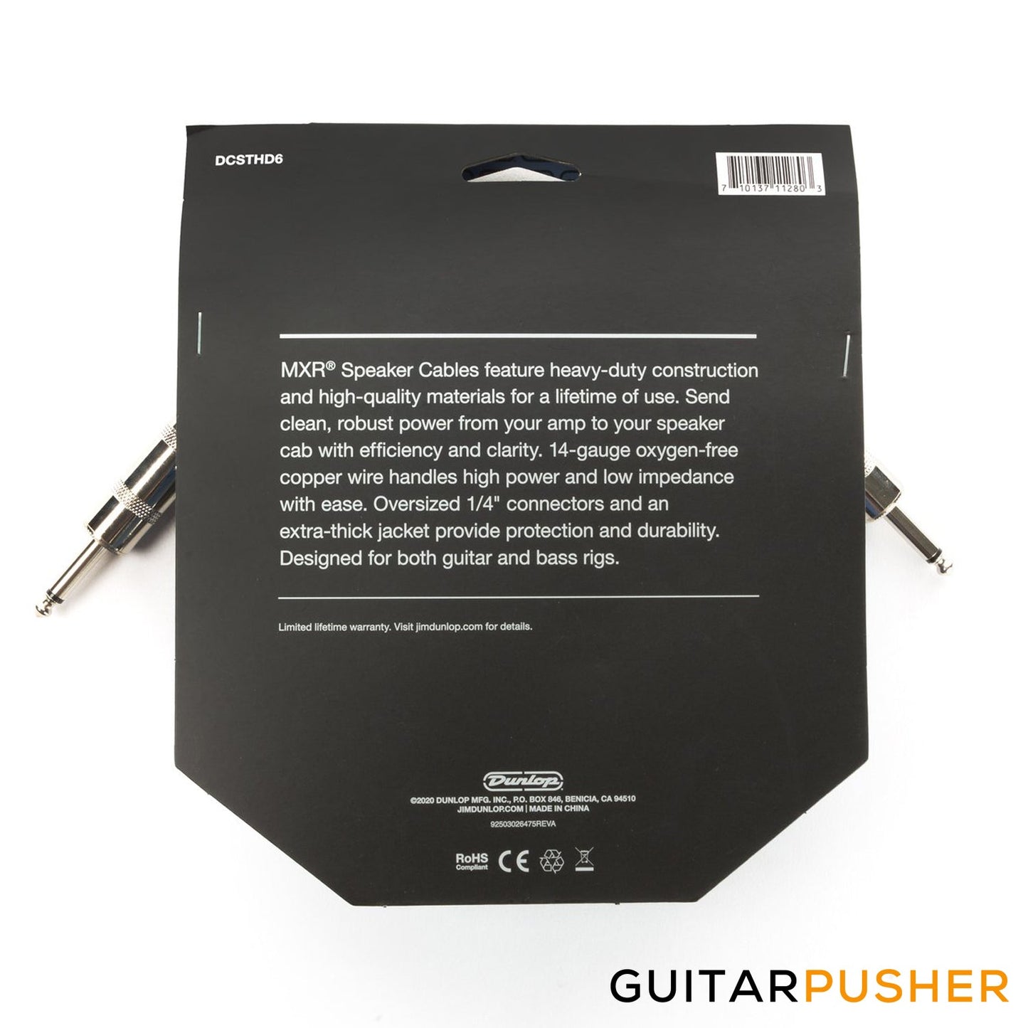 MXR HD 6 ft. Speaker Cable DCSTHD6