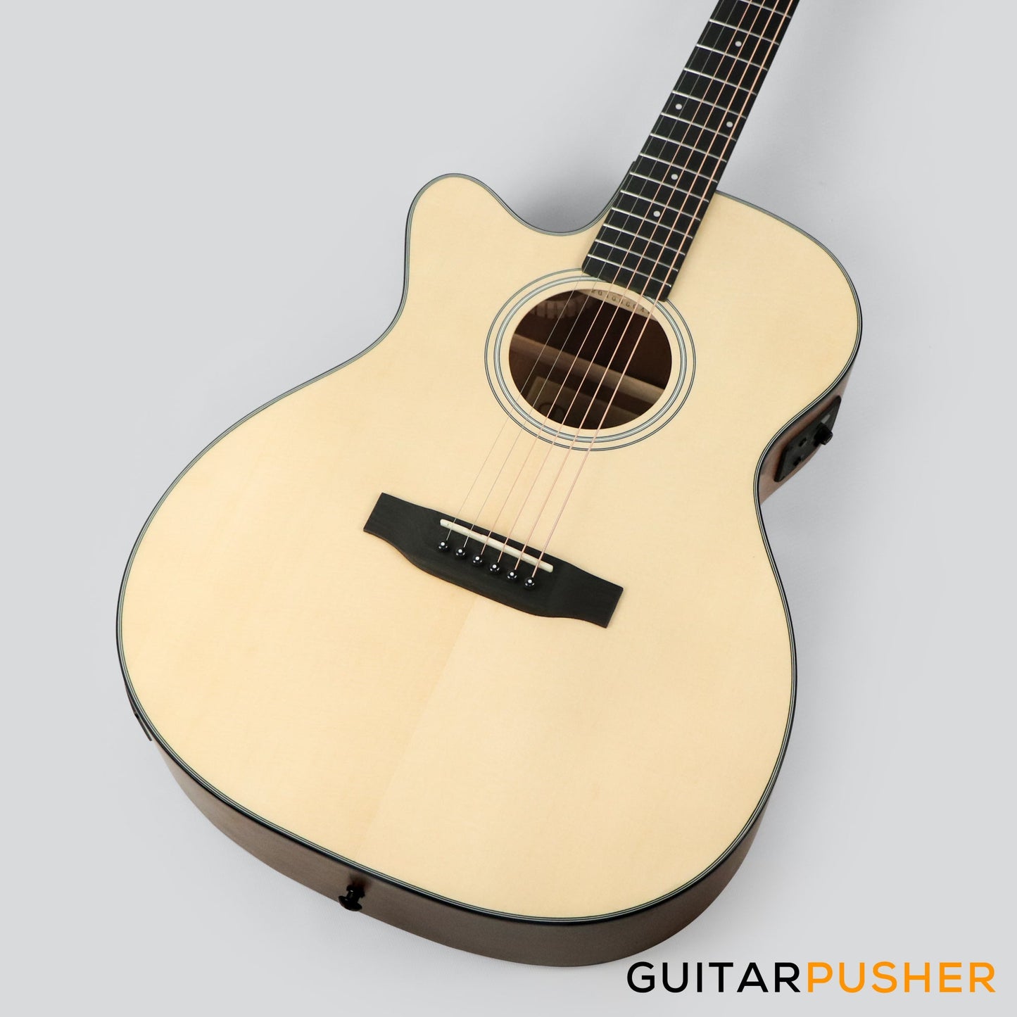 Phoebus PG-20ce v3 OM (3rd Gen.) Acoustic-Electric Guitar w/ Gig Bag - LEFT HAND