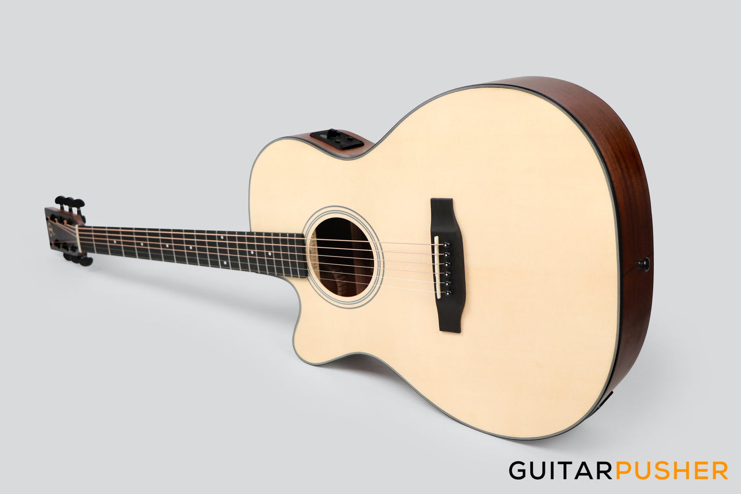 Phoebus PG-20ce v3 OM (3rd Gen.) Acoustic-Electric Guitar w/ Gig Bag - LEFT HAND