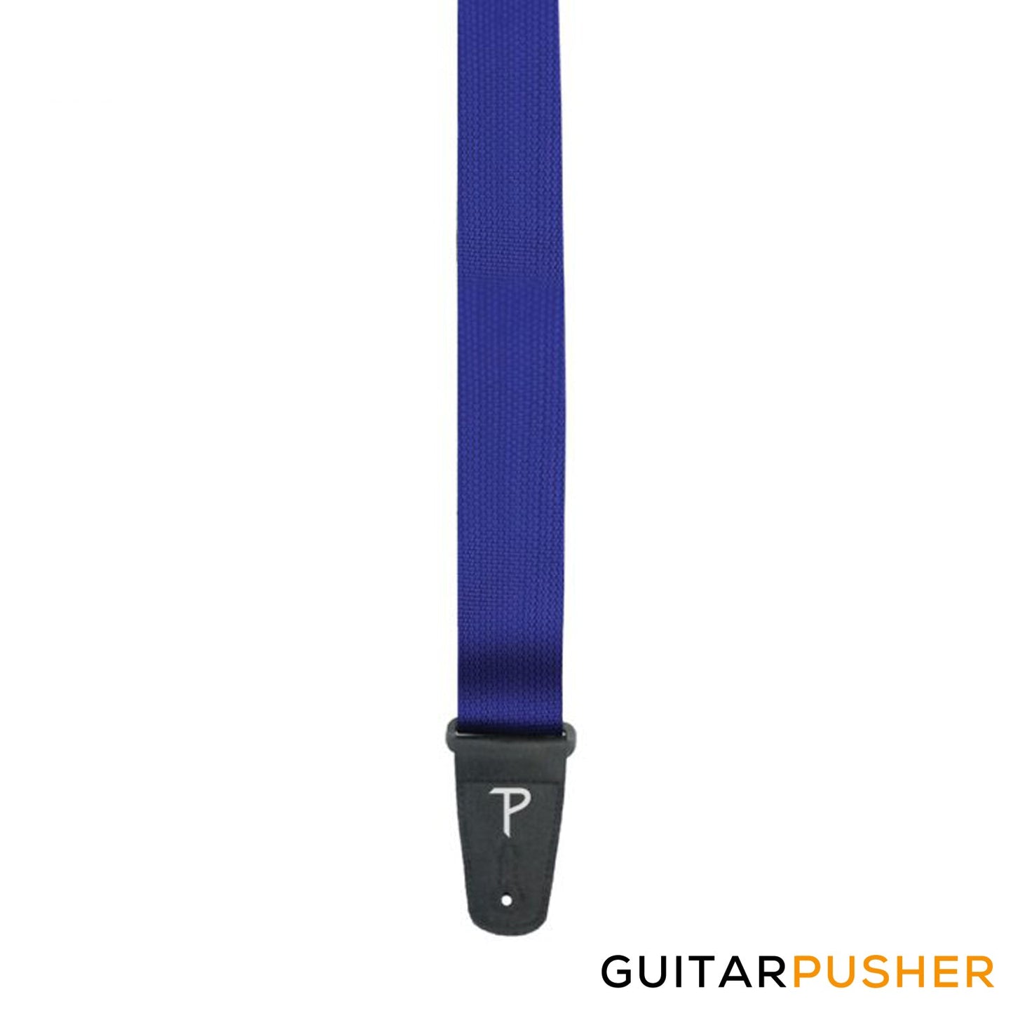 Perri's Leather Extra Long Poly Pro 2" Guitar Strap w/ Black Fabric Ends