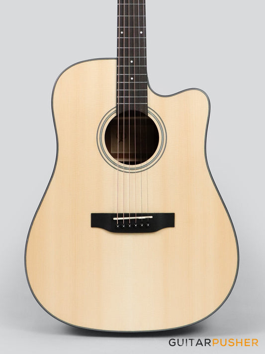 Phoebus PG-30c v3 Dreadnought (3rd Gen.) Acoustic Guitar w/ Gig Bag - GuitarPusher