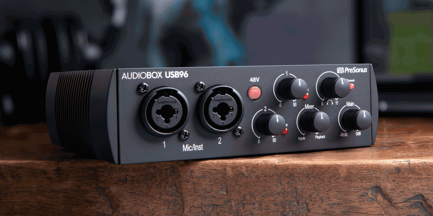 PreSonus AudioBox USB 96 Audio Interface 25th Anniversarry Black Edition