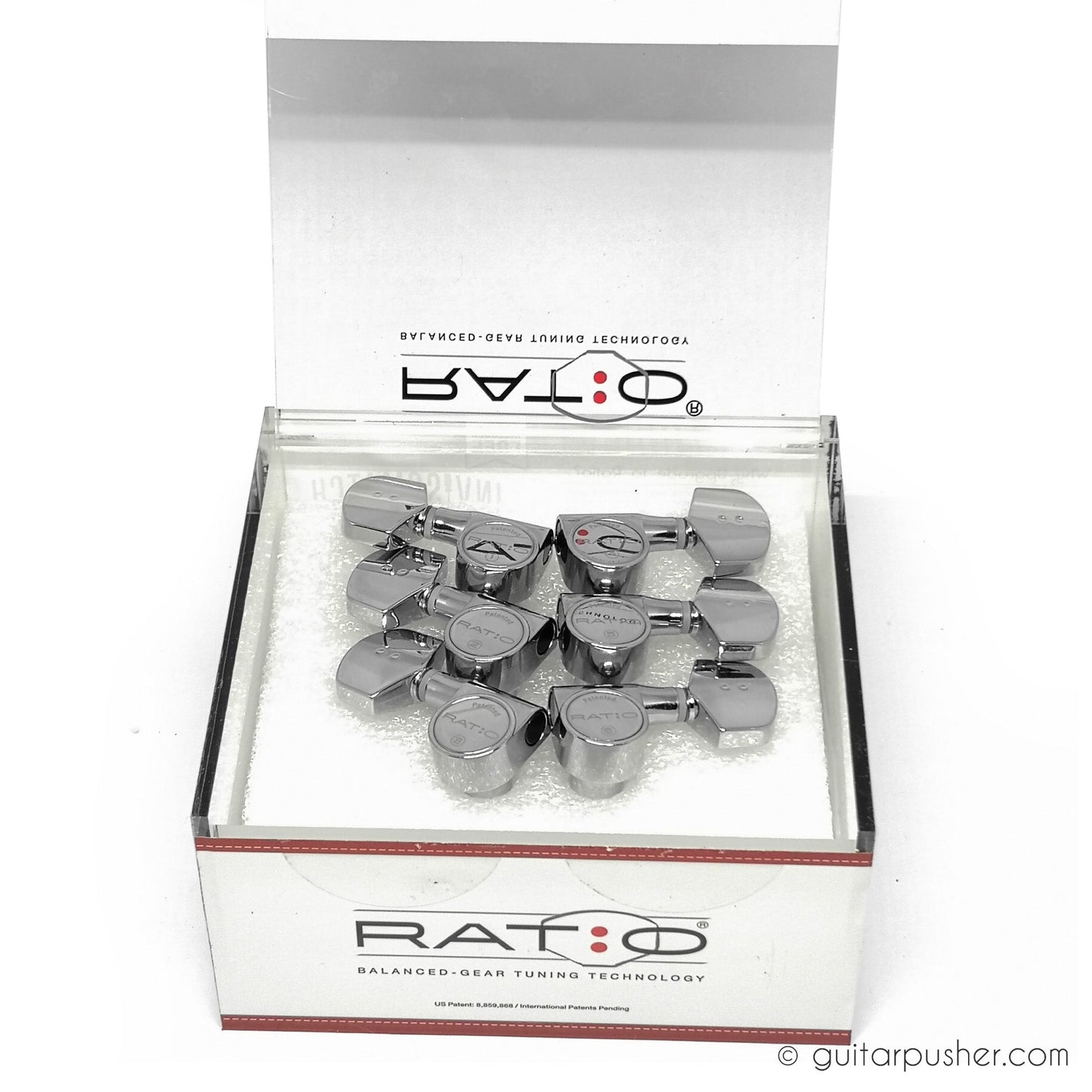 Graphtech Ratio Electric 3+3 Contemporary 2 Pin - Chrome PRN-2311-C0