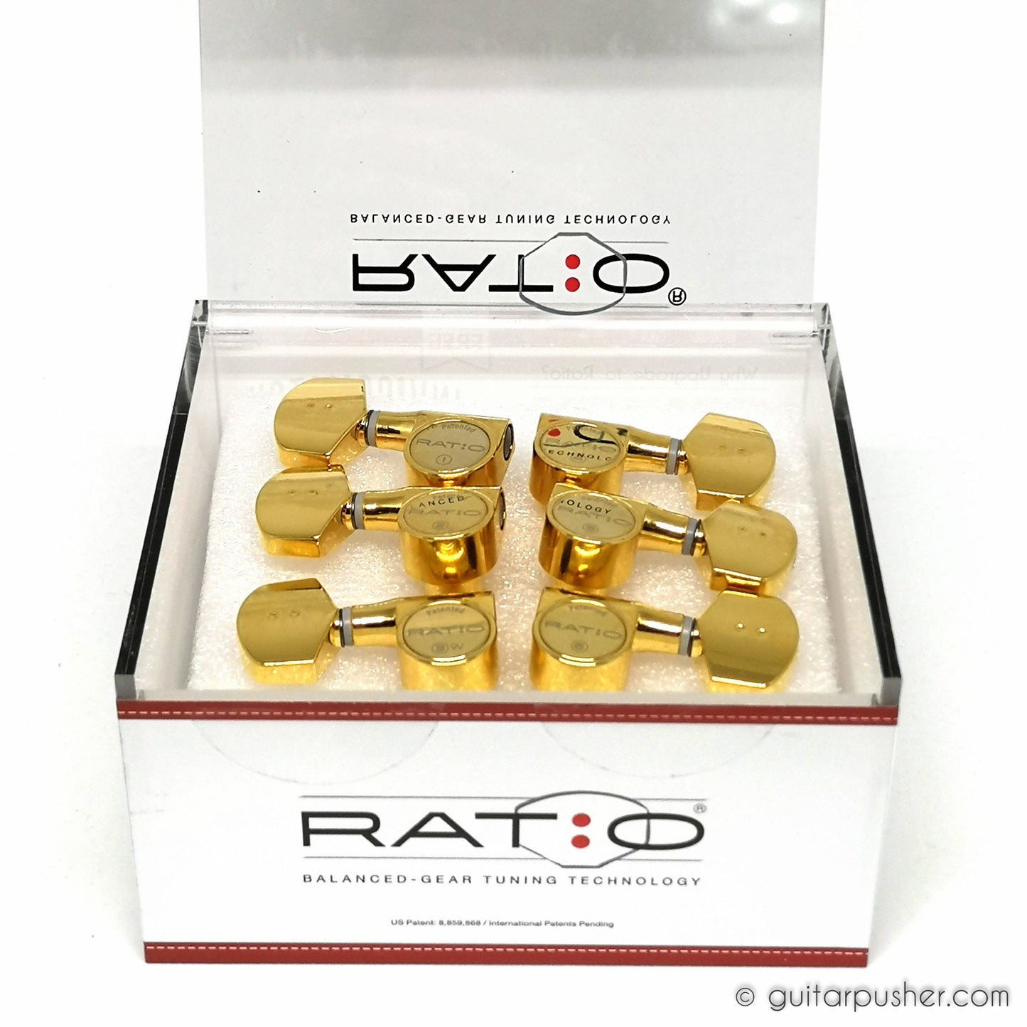 Graphtech Ratio Acoustic 3+3 Contemporary 2 Pin - Gold PRN-2411-GO