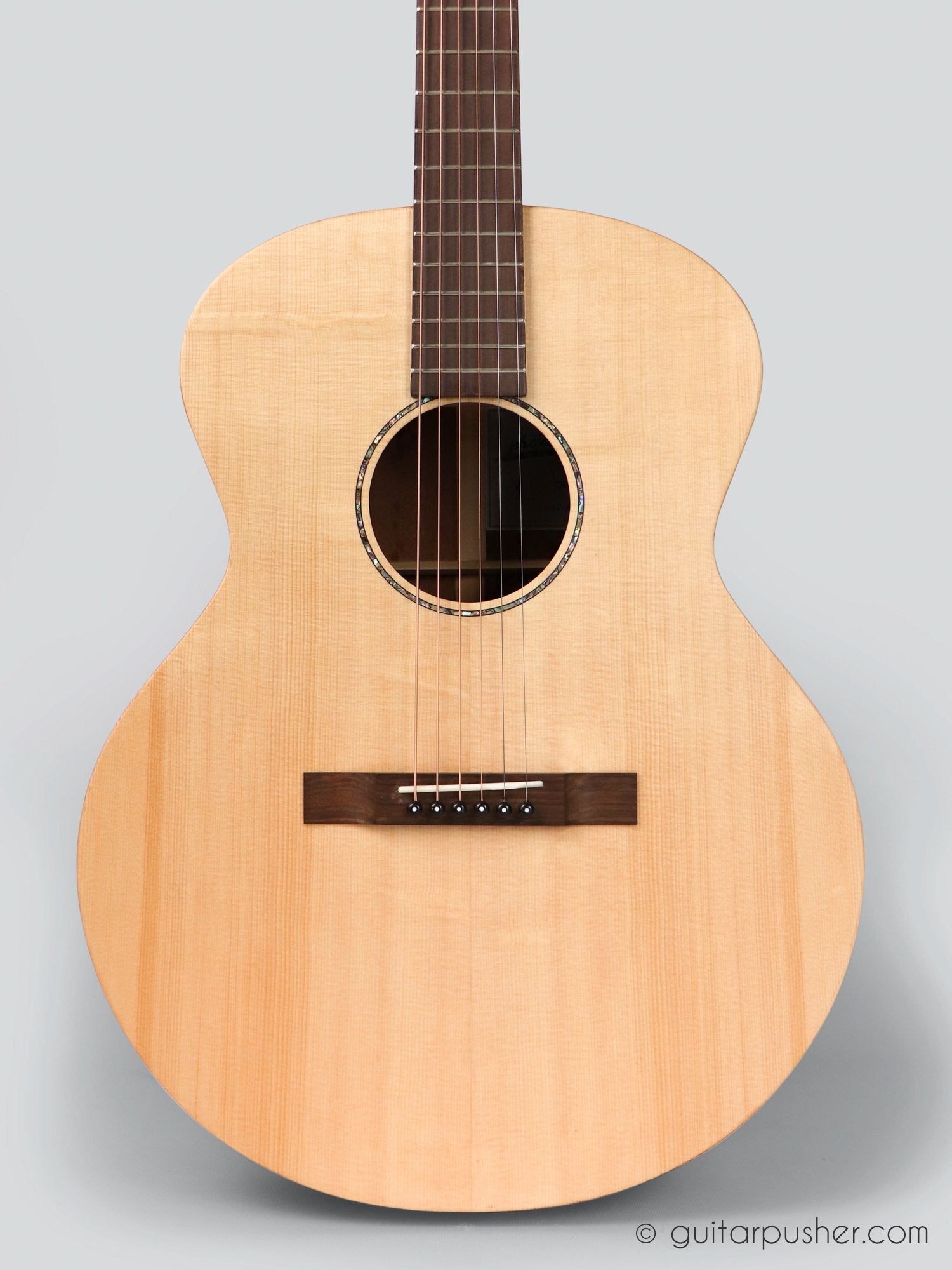 Maestro Project X X1-RA All Solid Sitka Spruce/Mahogany Small Jumbo Raffles Acoustic Guitar w/ Case - GuitarPusher