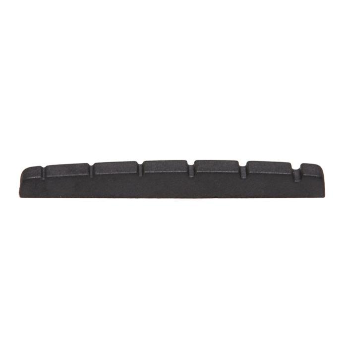 Graphtech Black TUSQ XL 43mm Flat Bottom 12" Radius Strat Nut PT-5043-00 - GuitarPusher