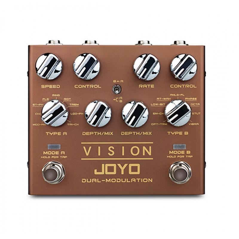 Joyo R-09 Vision Dual Modulation Guitar Effect Pedal - GuitarPusher