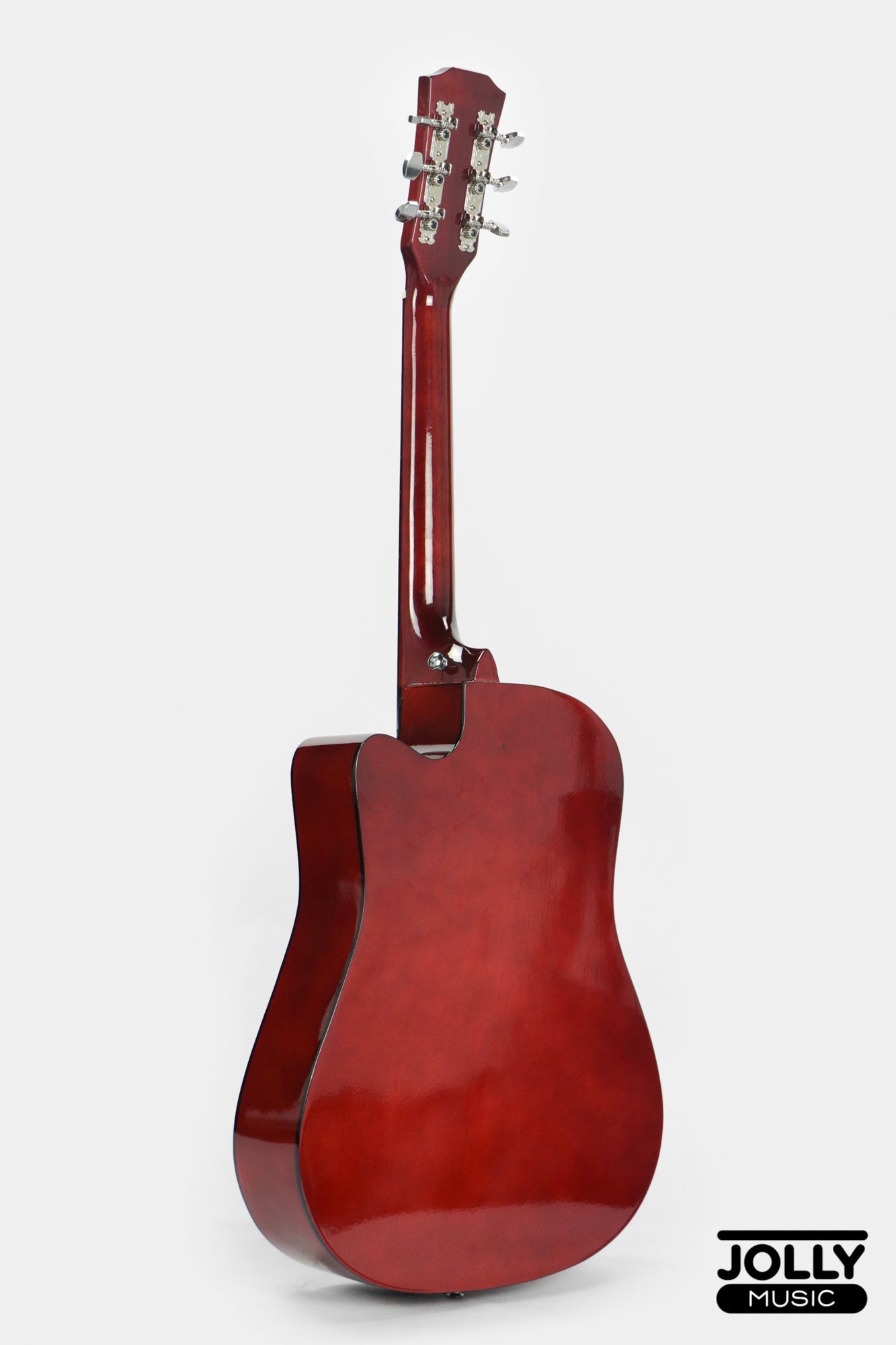 Rambo 38" Guitar K-38LT Truss Rod w/ Case, 3 Picks, Tuner, Capo - Sunburst