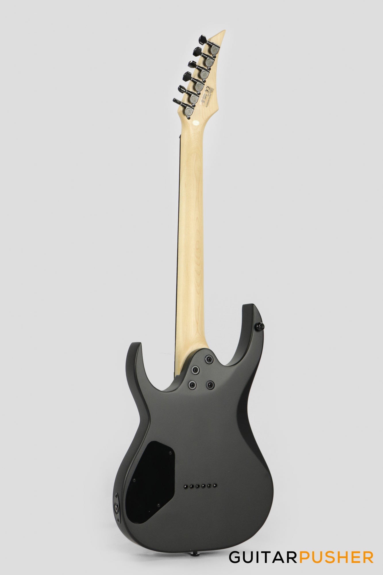 S by Solar AB4.61MC-E Carbon Black Short Scale Electric Guitar