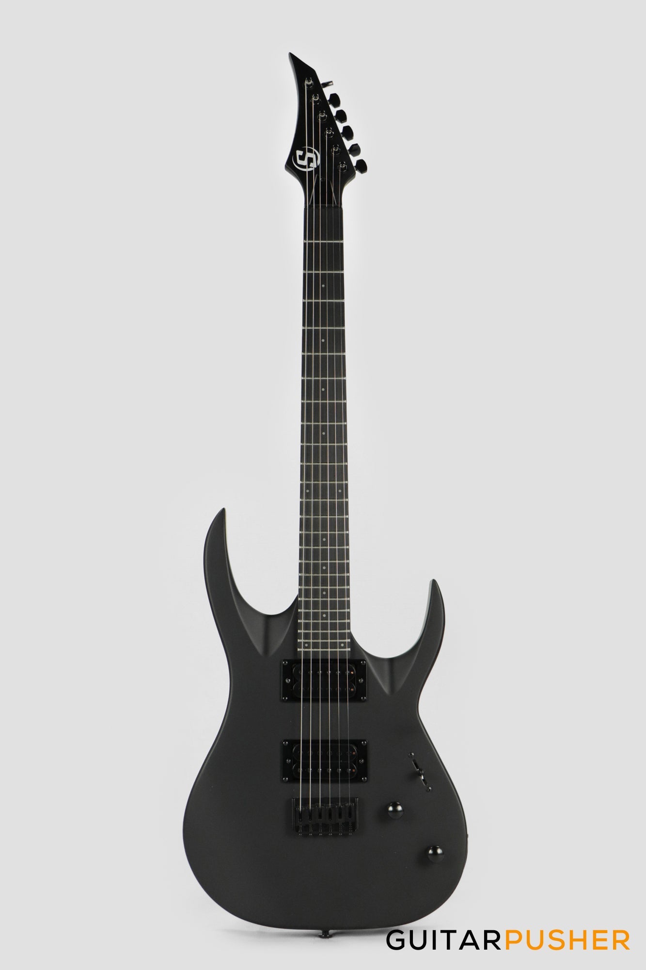 S by Solar AB4.6C-E Matte Carbon Black Electric Guitar