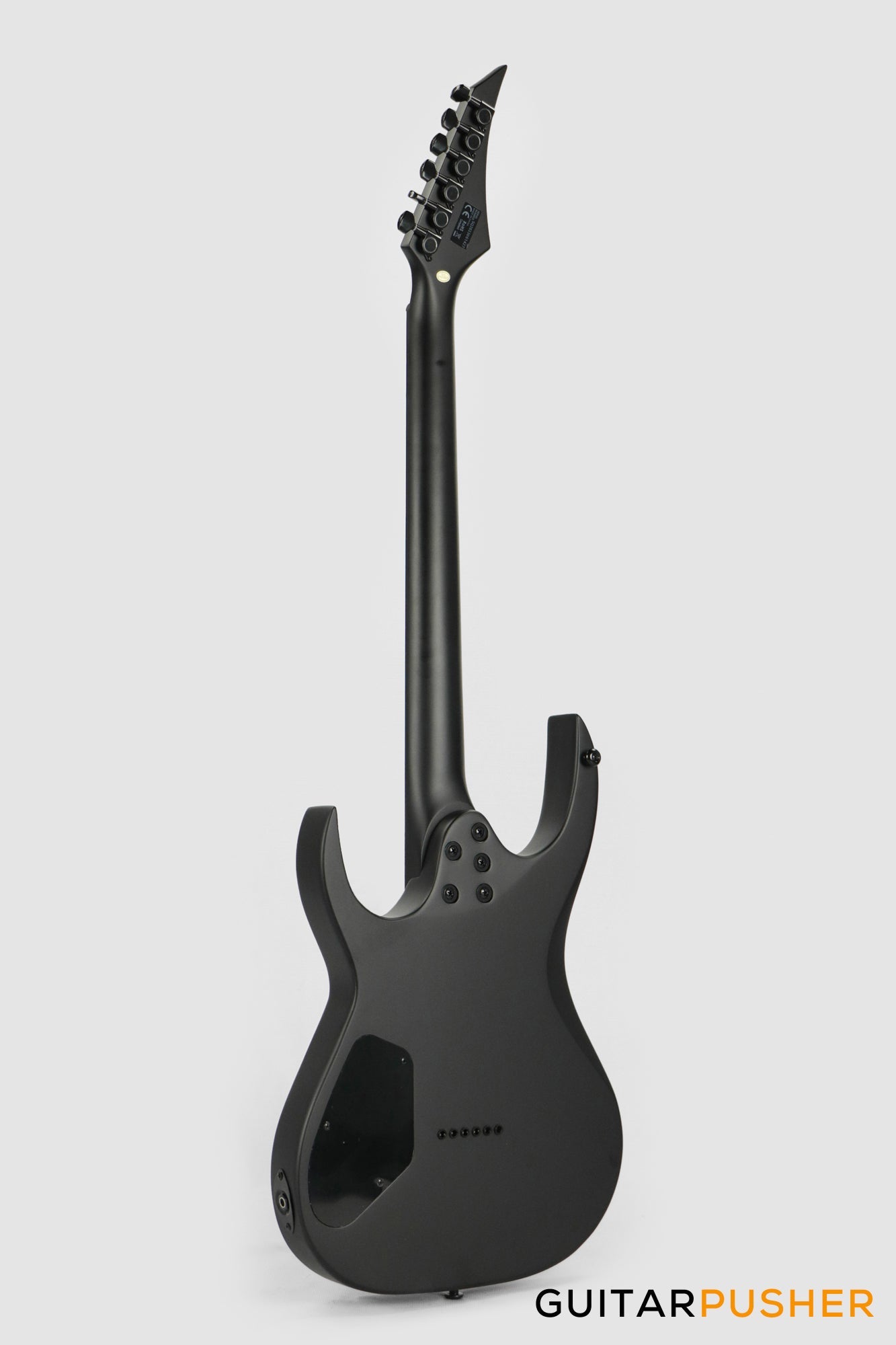 S by Solar AB4.6C-E Matte Carbon Black Electric Guitar