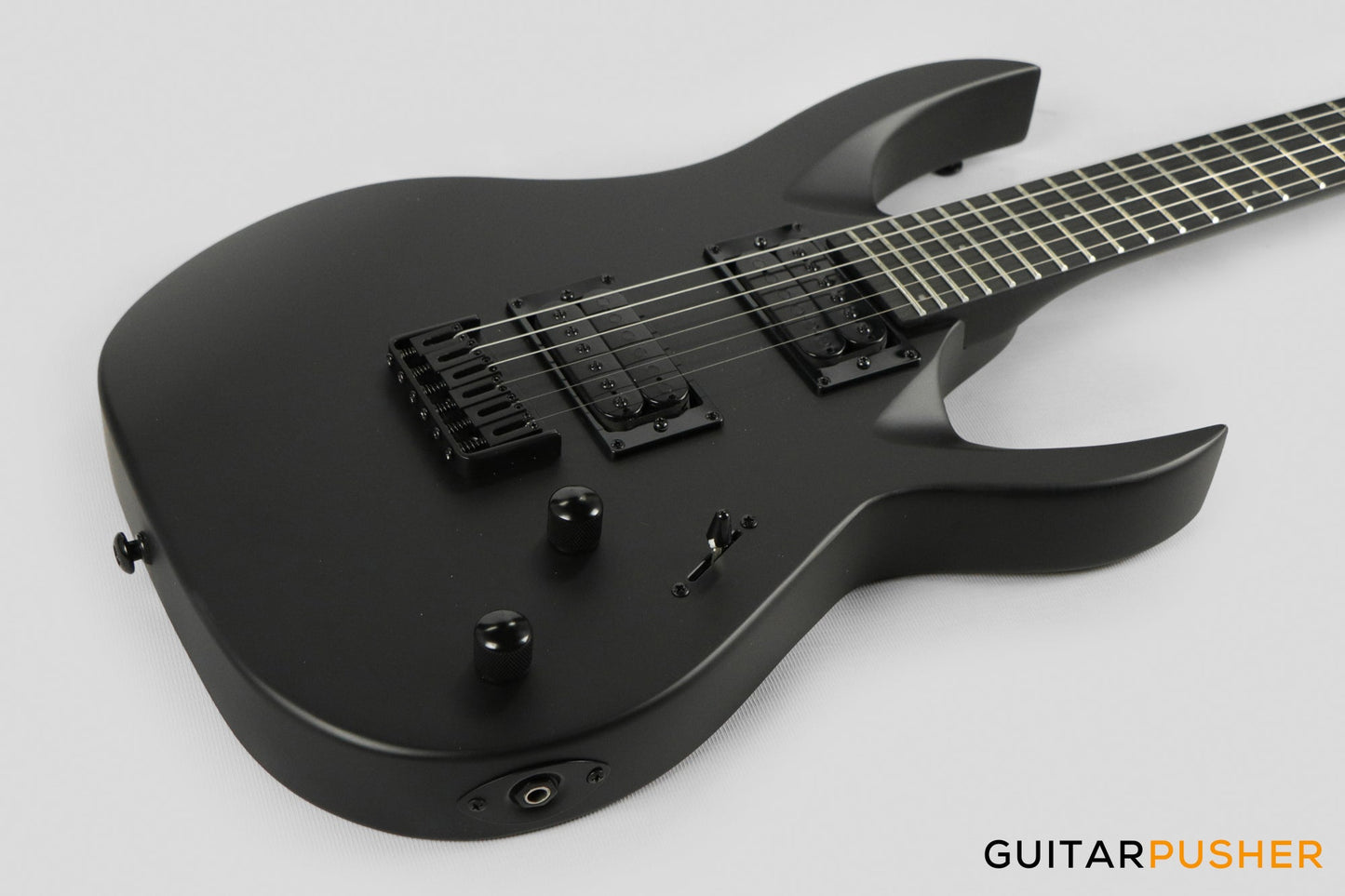 S by Solar AB4.6C-E Matte Carbon Black Electric Guitar
