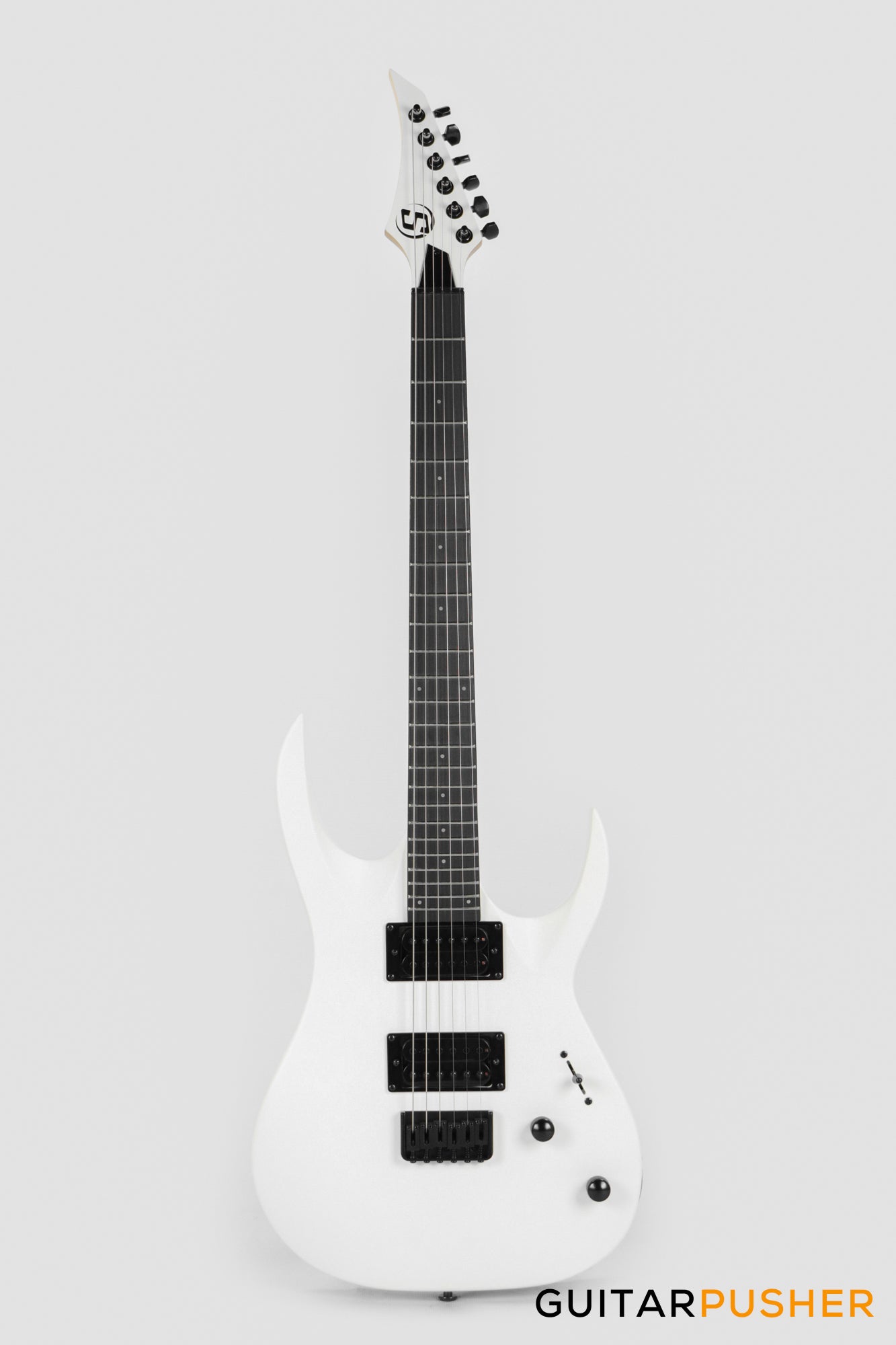 S by Solar AB4.6W-E Matte White Electric Guitar